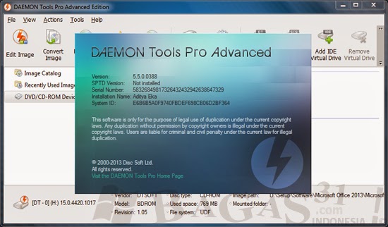 daemon tools lite 501 activation serial number